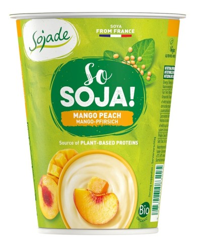 10529DESER SOJOWY MANGO - BRZOSKWINIA BEZGLUTENOWY BIO 400 g - SOJADE-1
