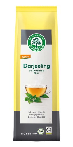 26195HERBATA CZARNA DARJEELING LIŚCIASTA DEMETER BIO 75 g - LEBENSBAUM-1
