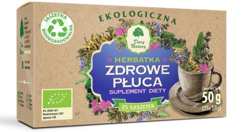 23636HERBATKA ZDROWE PŁUCA BIO (25 x 2 g) 50 g - DARY NATURY-1