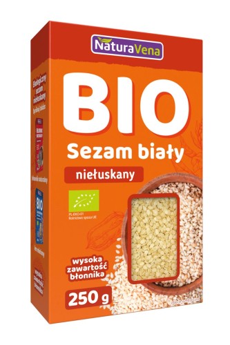 23450SEZAM BIAŁY NIEŁUSKANY BIO 250 g - NATURAVENA-1