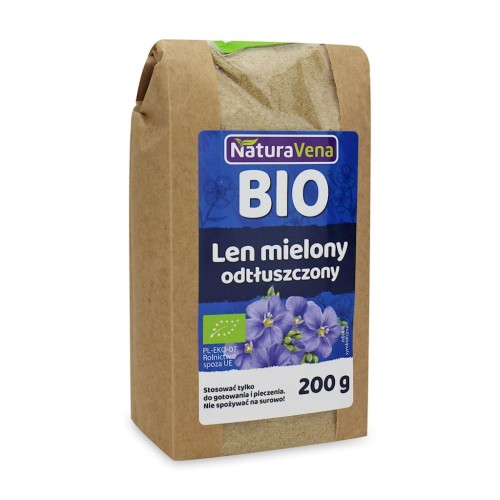 23451LEN MIELONY ODTŁUSZCZONY BIO 200 g - NATURAVENA-1