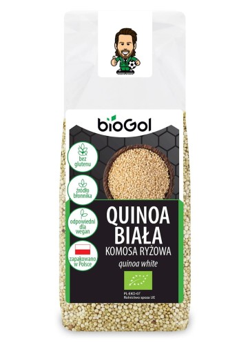 17166QUINOA BIAŁA (KOMOSA RYŻOWA) BEZGLUTENOWA BIO 250 g - BIOGOL-1