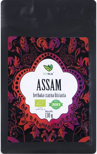 14384HERBATA CZARNA LIŚCIASTA ASSAM BIO 130 g - ECOBLIK-1