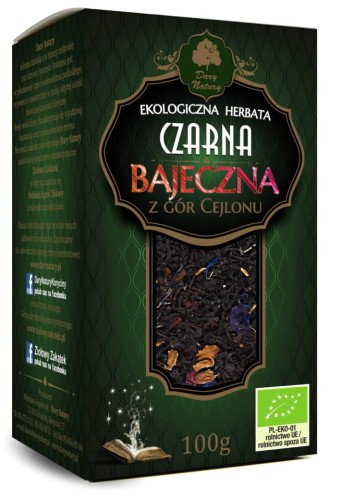 12192HERBATA CZARNA BAJECZNA BIO 100 g - DARY NATURY-1