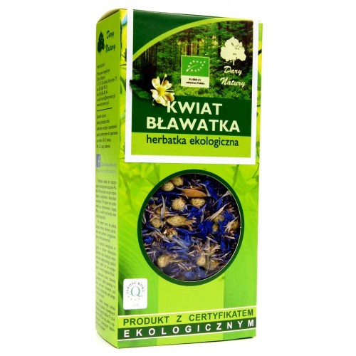 9451HERBATKA Z KWIATU BŁAWATKA BIO 25 g - DARY NATURY-1