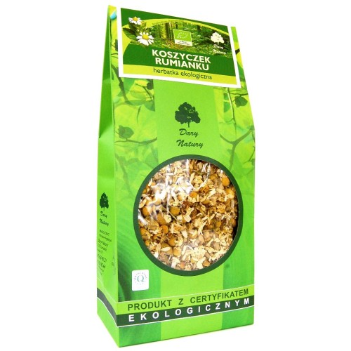 12060HERBATKA Z KOSZYCZKÓW RUMIANKU BIO 100 g - DARY NATURY-1