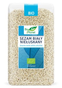 Sezam biały niełuskany bio 1 kg - bio planet
