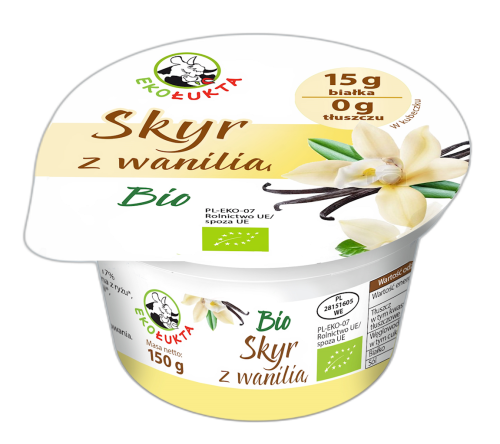 27607JOGURT SKYR TYPU ISLANDZKIEGO Z WANILIĄ BIO 150 g - EKO ŁUKTA-1