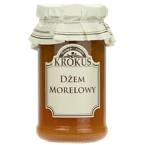 26635DŻEM MORELOWY O OBNIŻONEJ ZAWARTOŚCI CUKRU BEZGLUTENOWY 235 g - KROKUS-1
