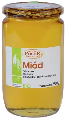 18291MIÓD NEKTAROWY AKACJOWY  BIO 950 g - PASIEKA PUCER-1