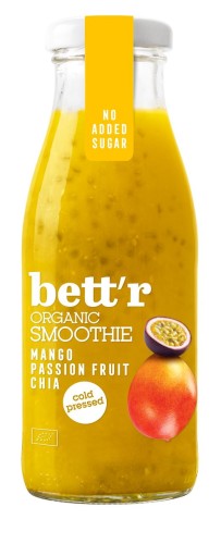 25816SMOOTHIE TŁOCZONE NA ZIMNO Z MANGO, MARAKUJĄ I CHIA BIO 250 ml - BETT'R-1