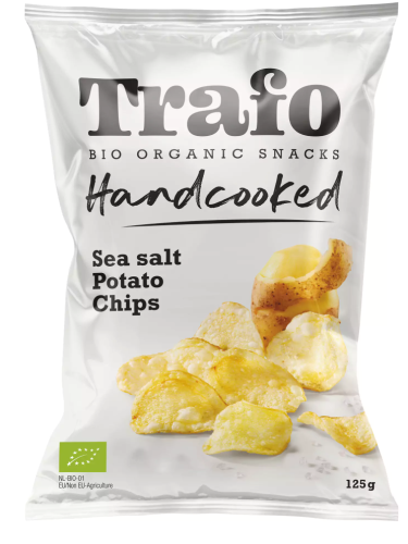 23763CHIPSY ZIEMNIACZANE CIENKO KROJONE Z SOLĄ MORSKĄ BIO 125 g - TRAFO-1