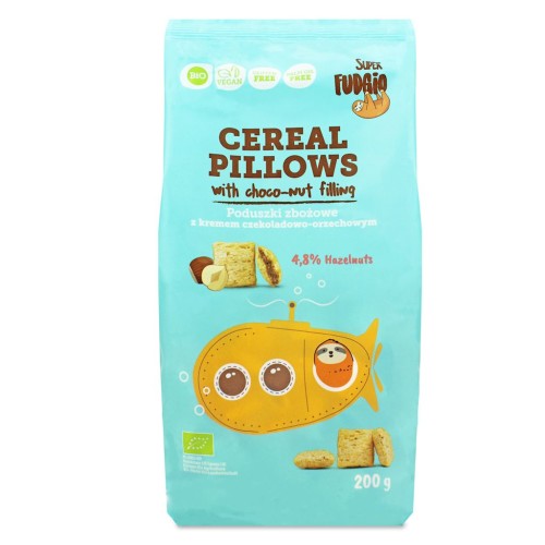 27021PODUSZKI ZBOŻOWE Z KREMEM CZEKOLADOWO - ORZECHOWYM BEZGLUTENOWE BIO 200 g - ME GUSTO (SUPER FUDGIO)-1
