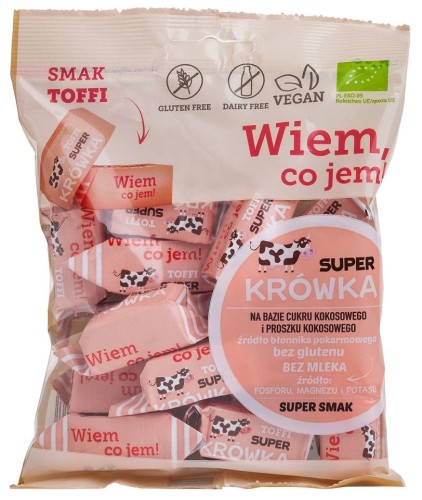 15444KRÓWKI O SMAKU TOFFI BEZMLECZNE BEZGLUTENOWE BIO 150 g - ME GUSTO (SUPER KRÓWKA)-1
