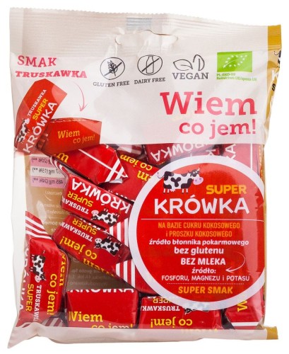 15445KRÓWKI TRUSKAWKOWE BEZMLECZNE BEZGLUTENOWE BIO 150 g - ME GUSTO (SUPER KRÓWKA)-1