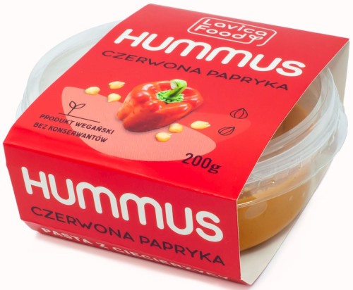 24981HUMMUS CZERWONA PAPRYKA 200 g - LAVICA FOOD-1