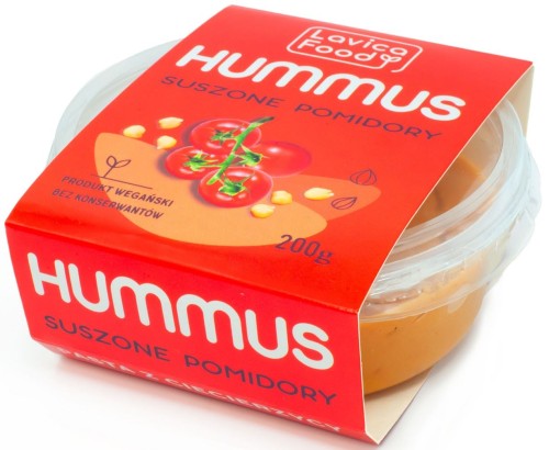 24985HUMMUS SUSZONE POMIDORY 200 g - LAVICA FOOD-1