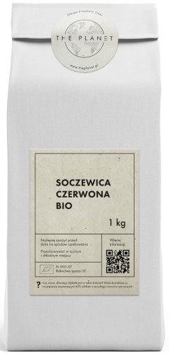 28501SOCZEWICA CZERWONA BIO 1 kg - THE PLANET-1