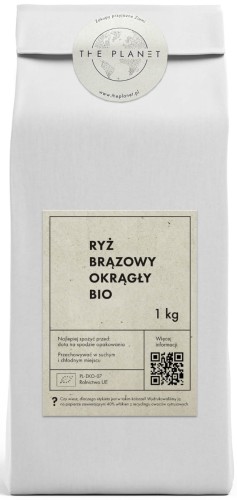 28541RYŻ BRĄZOWY OKRĄGŁY BIO 1 kg - THE PLANET-1