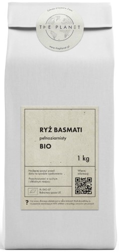28566RYŻ BASMATI PEŁNOZIARNISTY BIO 1 kg - THE PLANET-1