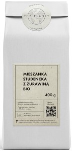 Mieszanka studencka z żurawiną bio 400 g - the planet