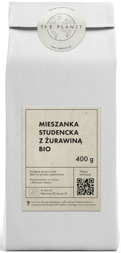 28613MIESZANKA STUDENCKA Z ŻURAWINĄ BIO 400 g - THE PLANET-1