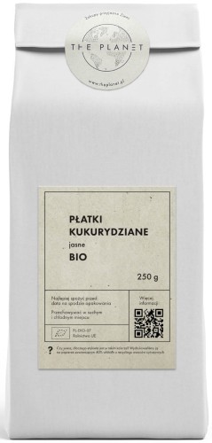 28672PŁATKI KUKURYDZIANE JASNE BIO 250 g - THE PLANET-1