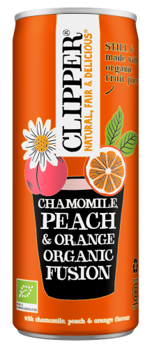 28723NAPÓJ OWOCOWY O SMAKU RUMIANEK - POMARAŃCZA - BRZOSKWINIA BIO 250 ml - CLIPPER-1