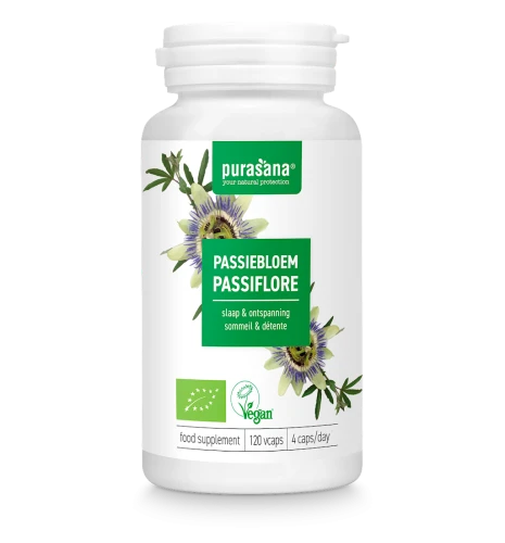 28769MĘCZENNICA CIELISTA (PASSIFLORA) BIO (125 mg) 120 KAPSUŁEK - PURASANA-1