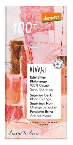 28558TABLICZKA KAKAOWA O SMAKU CZERWONEJ POMARAŃCZY DEMETER BIO 90 g - VIVANI-1