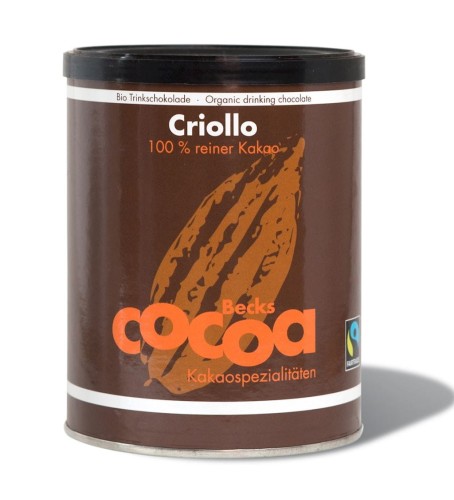11402KAKAO CRIOLLO W PROSZKU FAIR TRADE BEZGLUTENOWE BIO 250 g - BECKS COCOA-1
