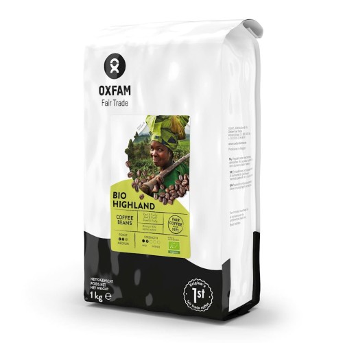 10164KAWA ZIARNISTA ARABICA/ROBUSTA WYSOKOGÓRSKA FAIR TRADE BIO 1 kg - OXFAM-1
