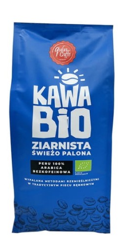 27526KAWA ZIARNISTA BEZKOFEINOWA ARABICA 100 % PERU BIO 1 kg - QUBA CAFFE-1