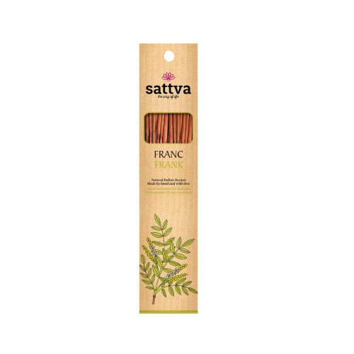 25283KADZIDŁO INDYJSKIE FRANK (15 szt.) 30 g - SATTVA (WELLNESS)-1