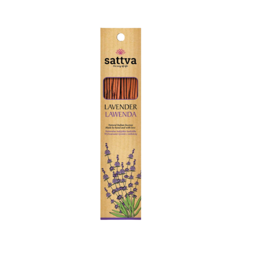 25287KADZIDŁO INDYJSKIE LAWENDA (15 szt.) 30 g - SATTVA (WELLNESS)-1