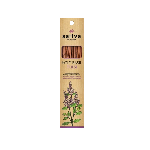 25291KADZIDŁO INDYJSKIE TULSI (15 szt.) 30 g - SATTVA (WELLNESS)-1