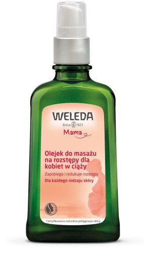 24236OLEJEK DO MASAŻU NA ROZSTĘPY DLA KOBIET W CIĄŻY ECO 100 ml - WELEDA-1