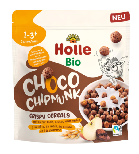 28875KULKI ZBOŻOWE KAKAOWA WIEWIÓRKA BEZ DODATKU CUKRÓW OD 1 ROKU FAIR TRADE BIO 125 g - HOLLE-1