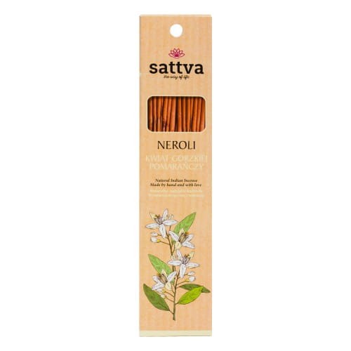 22814KADZIDŁO INDYJSKIE KWIAT GORZKIEJ POMARAŃCZY (15 szt.) 30 g - SATTVA (WELLNESS)-1