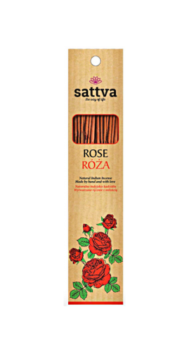 20275KADZIDŁO INDYJSKIE RÓŻA (15 szt.) 30 g - SATTVA (WELLNESS)-1