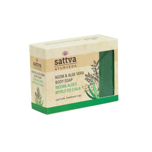 20278MYDŁO W KOSTCE DO CIAŁA NEEM I ALOES 125 g - SATTVA (AYURVEDA)-1