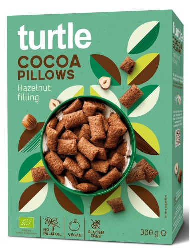 19260PODUSZKI RYŻOWE Z KREMEM ORZECHOWO - KAKAOWYM BEZGLUTENOWE BIO 300 g - TURTLE-1