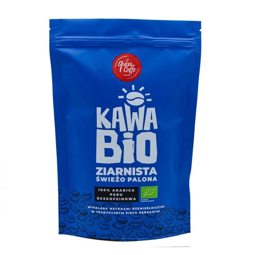 14168KAWA ZIARNISTA BEZKOFEINOWA ARABICA 100 % BIO 250 g - QUBA CAFFE-1