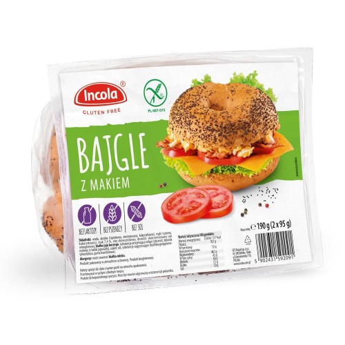 28704BAJGLE Z MAKIEM BEZGLUTENOWE (2 x 95 g) 190 g - INCOLA-1