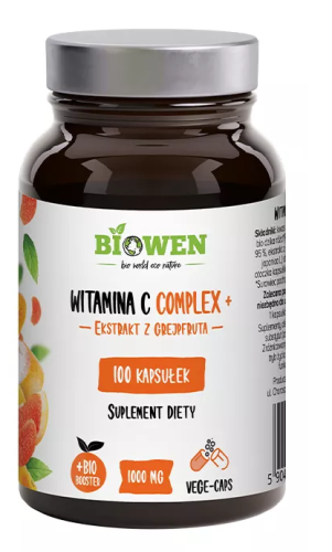26544WITAMINA C COMPLEX+ 100 KAPSUŁEK - HEMPKING (BIOWEN)-1