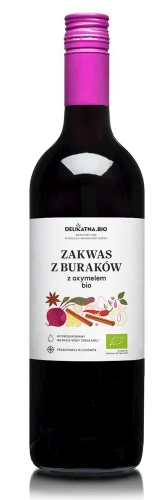 24631ZAKWAS Z BURAKÓW TRADYCYJNY Z OXYMELEM BIO 700 ml - DELIKATNA (ZAKWASOWNIA)-1