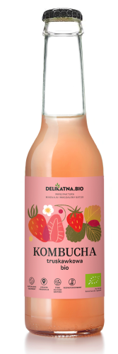 23624KOMBUCHA TRUSKAWKOWA BIO 270 ml - DELIKATNA (ZAKWASOWNIA)-1