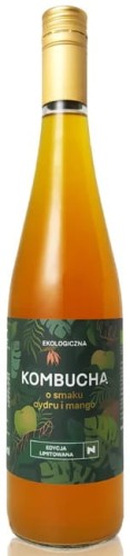 22701KOMBUCHA O SMAKU CYDRU I MANGO BIO 750 ml - DELIKATNA (ZAKWASOWNIA)-1