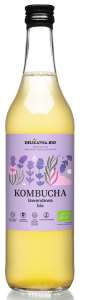 Kombucha lawendowa bezglutenowa bio 500 ml - zakwasownia