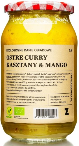 15872CURRY OSTRE Z KASZTANAMI I MANGO BIO 900 ml - DELIKATNA (ZAKWASOWNIA)-1